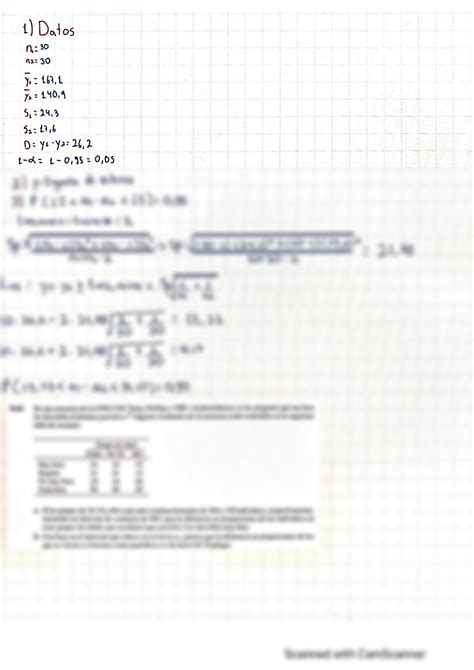 Solution Ejercicios De Estad Stica De Intervalos De Confianza Studypool