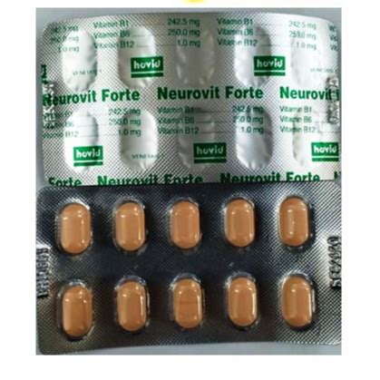 CLEARANCE STOCK Hovid Neurovit Forte High Strength Vitamin B1 B6