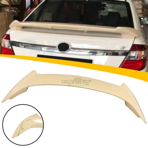 ABS Plastic Carbon Fiber Trd V3 Style Rear LED Spoiler For Perodua