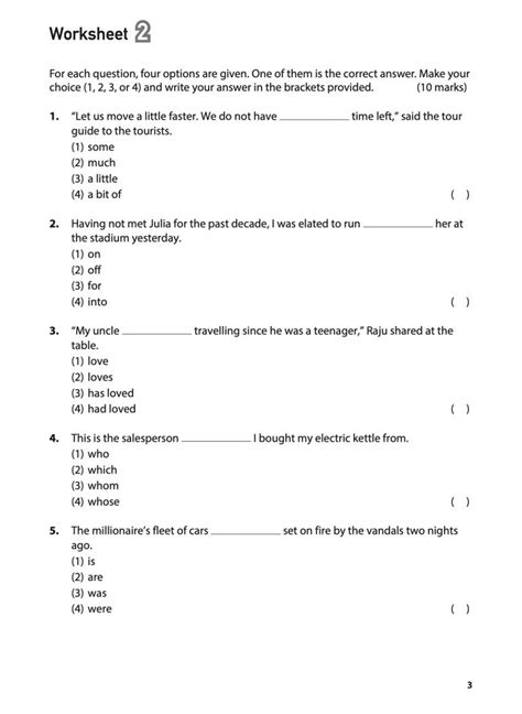 Primary 3 English Grammar