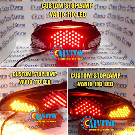 Jual Lampu Stop Vario 110 Fi Custom Stoplamp Vario 110 Led Sein