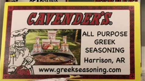 Cavenders All Purpose Greek Seasoning Youtube