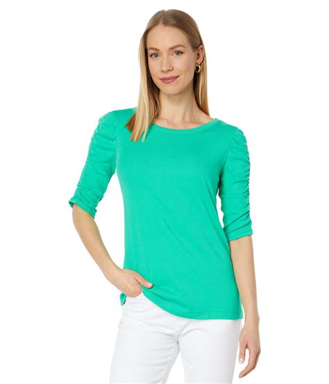 Lilly Pulitzer Belden Top In Green Lyst