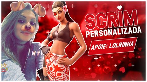 LIVE SCRIM PERSONALIZADA JOGANDO OS INSCRITOS FORTNITE YouTube