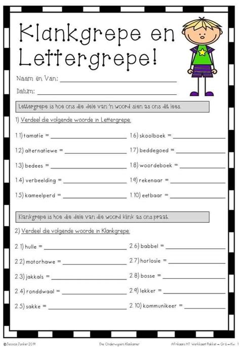 Grade 3 Afrikaans Test