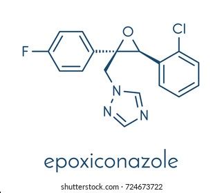 Oxiconazole Antifungal Drug Molecule Skeletal Formula Stock Vector