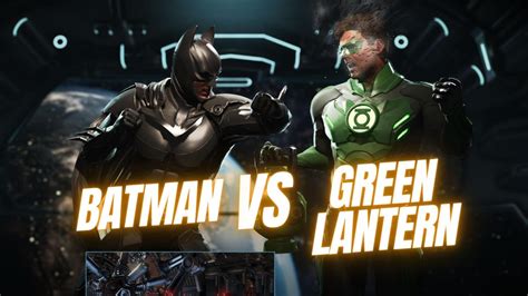 Batman Vs Green Lantern Fight Njustice Batman Greenlantern Dc