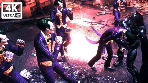 Batman Fights 50 Jokers In Epic Fight Scene In Crime Alley Batman