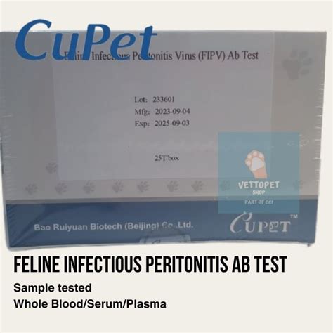 Jual Deteksi Infectious Peritonitis Fipv Ab Uji Deteksi Antibody