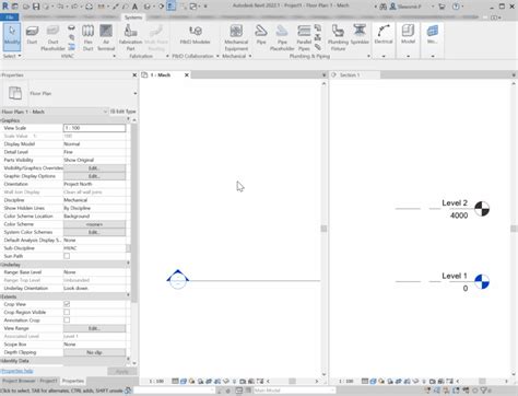 So Erstellen Sie Einen Vertikalen Luftkanal Im Grundriss In Revit