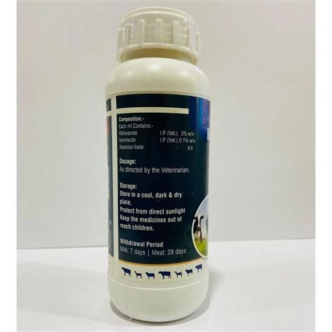 Rafoxanide Ivermectin Oral Suspension Perfoworm Ri Packaging Size