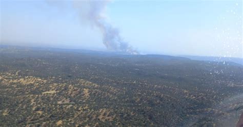 Declarado un incendio forestal en Espiel Córdoba