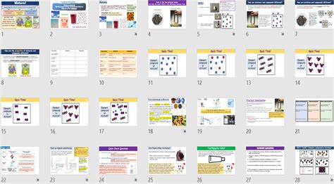 Mixtures Lesson Ks3 Activate Science Teaching Resources