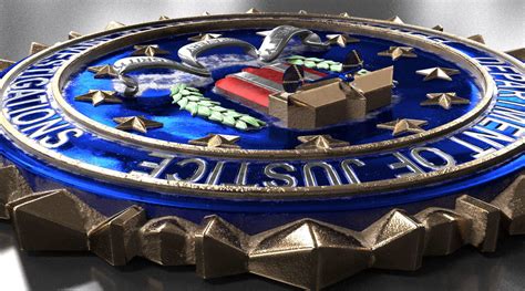 Fbi Seal Logo 3d Model Kezans Portfolio