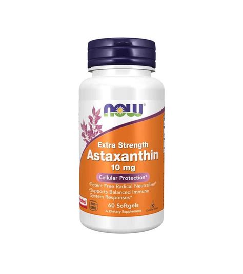 Now Astaxanthin Extra Strength Mg Softgel Wealzin