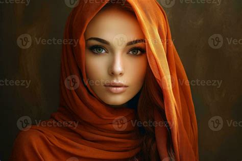 Ai Generated Beautiful Women Wearing Hijab Generative Ai 36068340 Stock