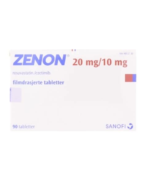 Zenon 20 Mg 10 Mg Filmdrasjerte Tabletter 90 Stk Apotek 1