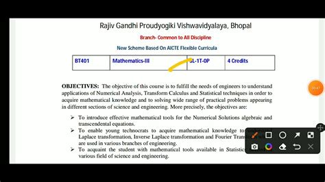 RGPV BTech 4th Semester Syllabus 2023 CSE Branch Syllabus RGPV BTech