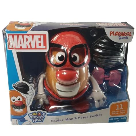 MR POTATO HEAD Spider Man Peter Parker Playskool Hasbro Marvel Toy