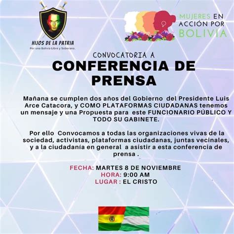 A 2 años de mandato de Luis Arce plataformas ciudadanas anuncian