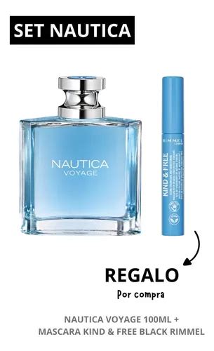 Set Nautica Voyage Ml Mascara De Pesta As Kind Free Rimm Mercadolibre