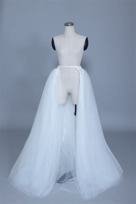 Detachable Bridal Tulle Skirt Basilia Wedding Dress Detachable