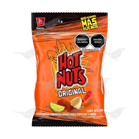 Cacahuates Barcel Hot Nuts Original Chile y Limón g Anyhow Súper a domicilio
