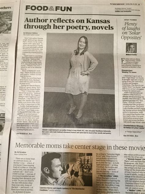 Topeka Capital Journal Topeka Novels Poetry Collection