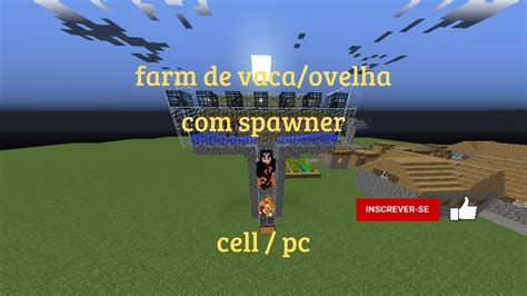 Minecraft Farm De Vaca Ovelha Automática Com Spawner 2022 Youtube