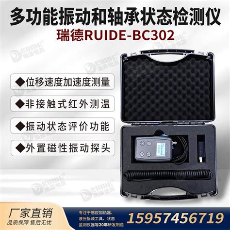 瑞德ruide Bc302流动测震仪多功能振动轴承状态检测仪轴承分析