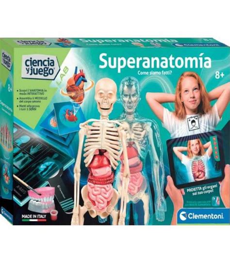 JUEGO EDUCATIVO SUPER ANATOMÍA DE CLEMENTONI JUGUETES PANRE