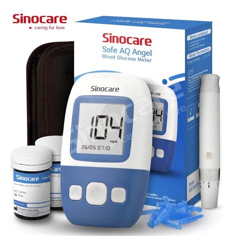 Sinocare Glucose Meter Digital Blood Glucometro Sugar Test Machine In