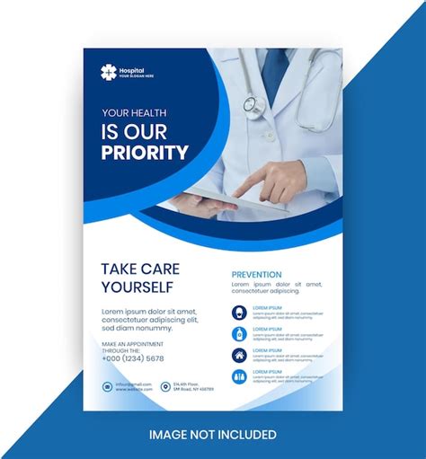 Premium Vector Medical Care Poster And Flyer Template Design