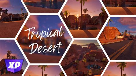 Tropical Desert Zone Wars Fortnite Creative Map Code Dropnite