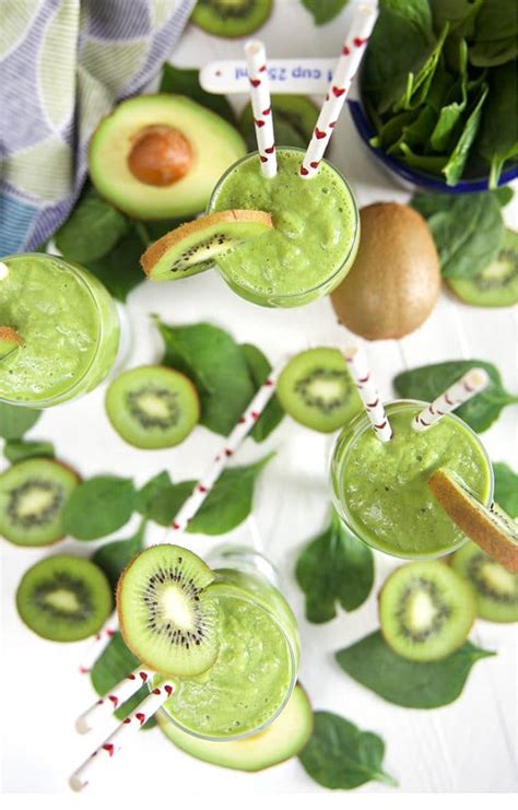 Kiwi Pineapple Spinach Smoothie Recipe The Suburban Soapbox