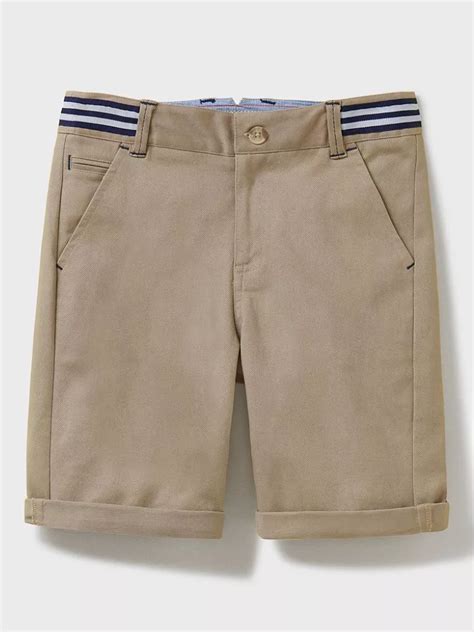 Crew Clothing Kids Chino Shorts Beige At John Lewis And Partners