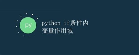 Python中if条件内变量作用域极客教程