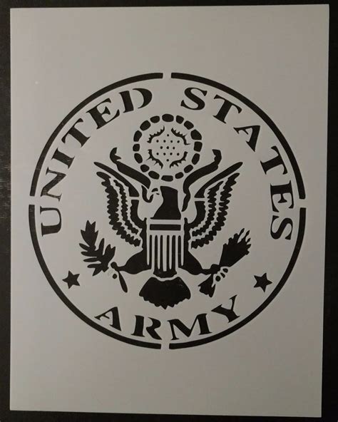 Us Us United States Army 85 X 11 Custom Stencil Fast Free Shipping