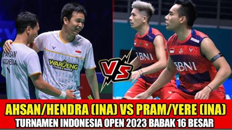 Live Ahsan Hendra Ina Vs Pram Yere Ina Indonesia Open