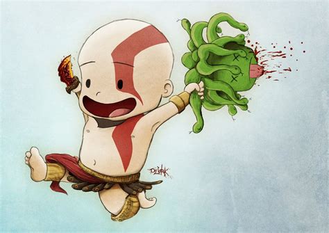 Happy Kratos By Dejotak God Of War Series Kratos God Of War Geek Art All Games Hulk Kawaii