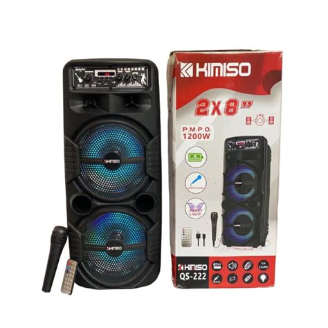 Kimiso QS 222 Multi Function Double 8inch Outdoor Wireless Speaker OTC LK