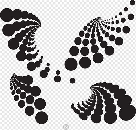 Halftone Black Dotted Patterns Png Pngwing