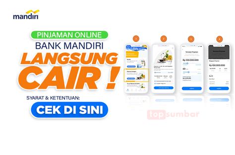 Pinjaman Online Bank Mandiri Langsung Cair November Intip Syarat