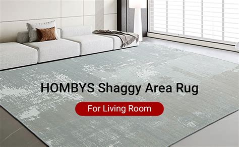 Amazon HOMBYS 10 X 14 Ft Modern Abstract Area Rug For Living Room