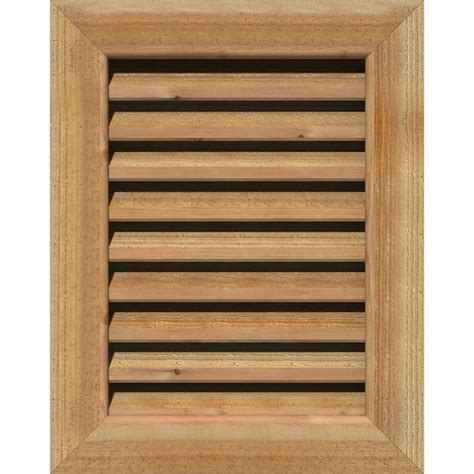 Ekena Millwork 25 X 33 Rectangular Rough Western Red Cedar Wood Gable