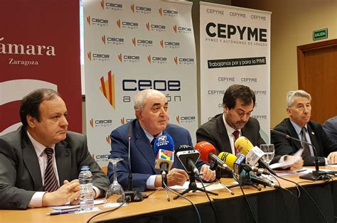 El Consejo Aragonés de Cámaras CEOE y CEPYME reclaman inversiones