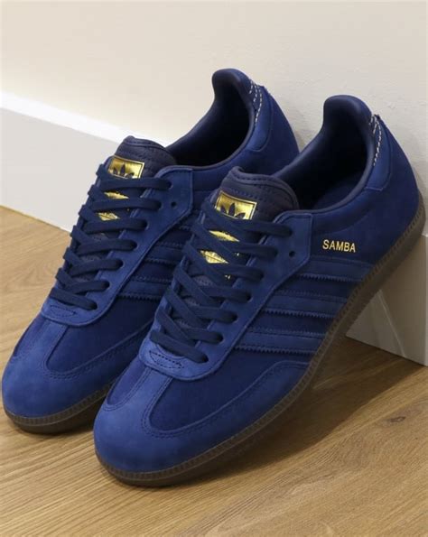 Adidas Samba Trainers Dark Bluesuedeogshoessuperoriginals