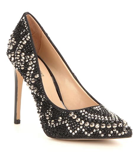 Gianni Bini Zebbi Jeweled Pointy Toe Pumps Dillards