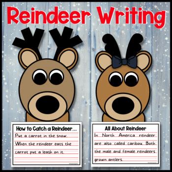 Reindeer Writing Activities-How to Catch a Reindeer or All About Reindeer