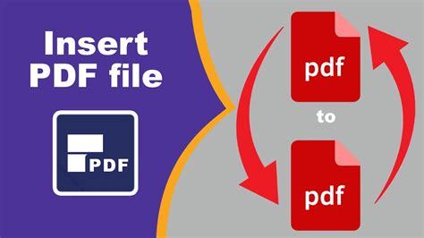 How To Insert One Pdf File Into Another Pdf Using Pdfelement Youtube